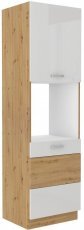 Hoher Schrank Artisan - weiß - 60 cm DP-210 2F
