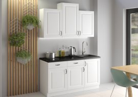 Küche Stilo 150 cm - weiß - 1 Set