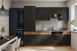 Küche Vigo 240 cm - Matera - 3-teilig
