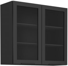 Oberelement mit Glastüren Siena - 80 cm GS-72 2F