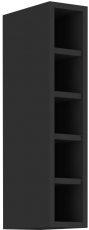 Oberelement mit Regalen Stolarz - schwarz - 15 cm G-72 OTW