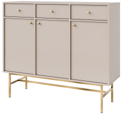 Kommode Tokyo 3 - 827 - Farbe Sand - Beige