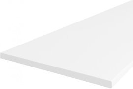 Küchenarbeitsplatte 28x600 - 1400 mm - weiß