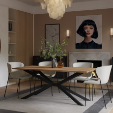 Esstisch Tromso – 90x185 cm – Eiche Lancelot