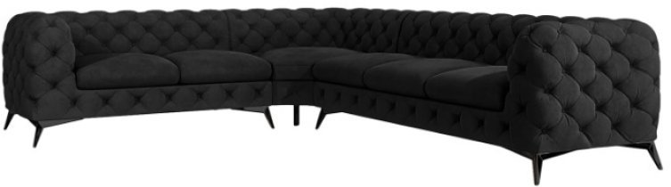 L - Riviera 100 Beine schwarz matt