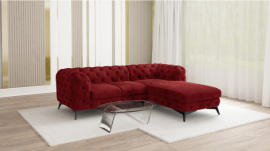 Ecksofa Chelsea 2+OT - Stoffe Enjoy, Riviera