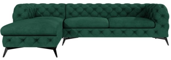 L - Riviera 38 Beine Schwarz Matt