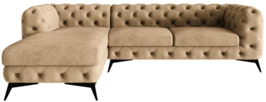 L - Preston 21 Beine Schwarz Matt