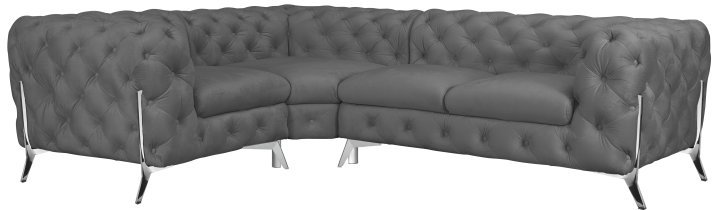 L - Monolith 85 silberne Beine