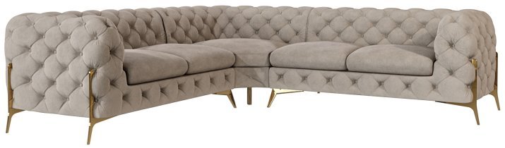 L - Riviera 16 goldglänzende Beine