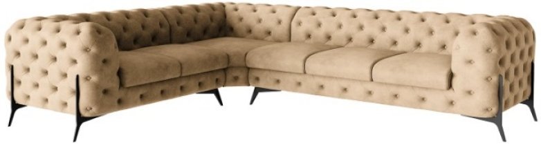 L - Preston 21 schwarze matte Beine