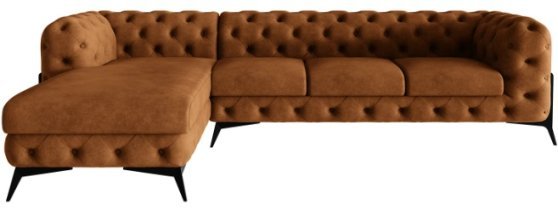 L - Preston 24 schwarze matte Beine