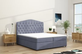 Boxspringbett Mallorca - 180x200 cm - Stoff Jasmine