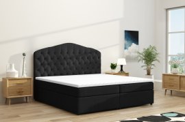 Boxspringbett Mallorca - 200x200 cm - Stoff Jasmine