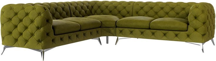 Riviera 36 silberne Beine