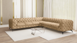 Ecksofa Chelsea 3+C+3 - Stoff Preston