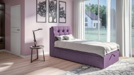 Boxspringbett Daisy - 110x200 cm - Stoff Enjoy