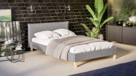 Bett Tina - 140x200 cm - Stoff Catch Me