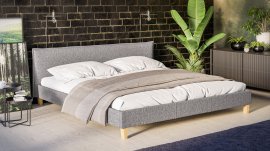 Bett Tina - 200x200 cm - Stoff Catch Me