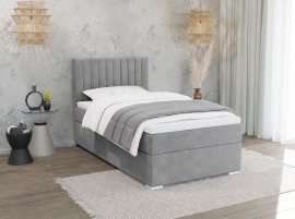 Boxspringbett Bunny – 80 × 200 cm Rosto 90 – Grau