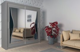 Kleiderschrank mit Schiebetüren Batumi 180 – Grau