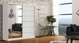 Kleiderschrank mit Schiebetüren Infiniti – Weiß