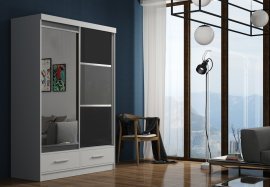 Kleiderschrank mit Schiebetüren Margo Bis 150