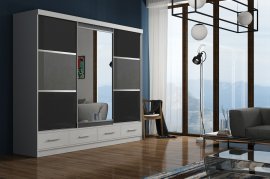 Kleiderschrank mit Schiebetüren Margo Bis 250