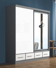 Kleiderschrank mit Schiebetüren Milena 200