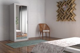 Kleiderschrank mit Schiebetüren Mini Chanti 90