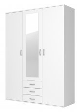 Kleiderschrank Ozyrys 150 – Weiß