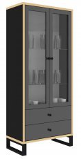 Hohe Vitrine Henry 2S