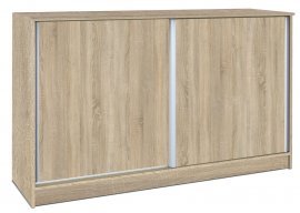 Kommode mit Schiebetüren Mini – Eiche Sonoma/Wenge