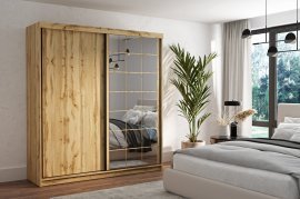 Kleiderschrank Collin 200 cm – Eiche Votan