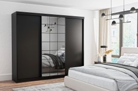 Kleiderschrank Collin 250 cm – Schwarz