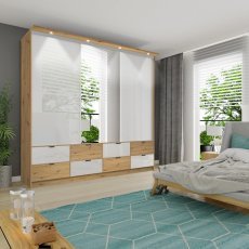 Kleiderschrank Malaga LED – 250 cm