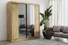 Kleiderschrank Molli 200 cm – Eiche Votan