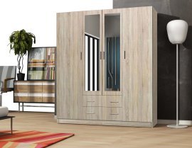 Kleiderschrank Penelopa 170 cm – Eiche Sonoma