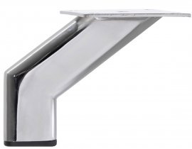 Vorderes Bein aus Metall 3 für Sofagarnituren Brattex