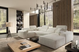 Wohnlandschaft in U-Form Vito IV