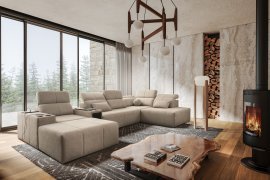 Wohnlandschaft in U-Form Mindy V