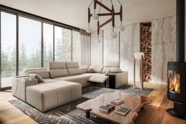 Wohnlandschaft in U-Form Mindy IV Mix