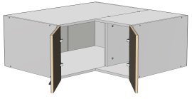 Oberes Eckmodul Modest - MC-90/90/36 - Korpus Wenge