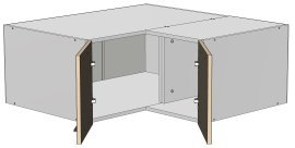 Eckmodul Sunrise Premier - MC-90/90/36 - Korpus Weiß Unicolor