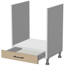 Unteres Element Kvadris - LG-60/82 - Korpus Weiß einfarbig