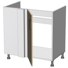 Unteres Element Kvadris - BCS-80/82/2- Korpus Sonoma Eiche