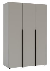 Drehtürenschrank Solo 3D Sh – grau