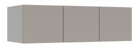 Oberschrank Solo M3 mit drei Türen – Grau