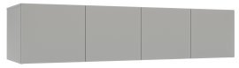 Oberschrank Solo M4 mit vier Türen – grau