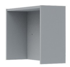 Obere Ablage für Regal Solo – grau